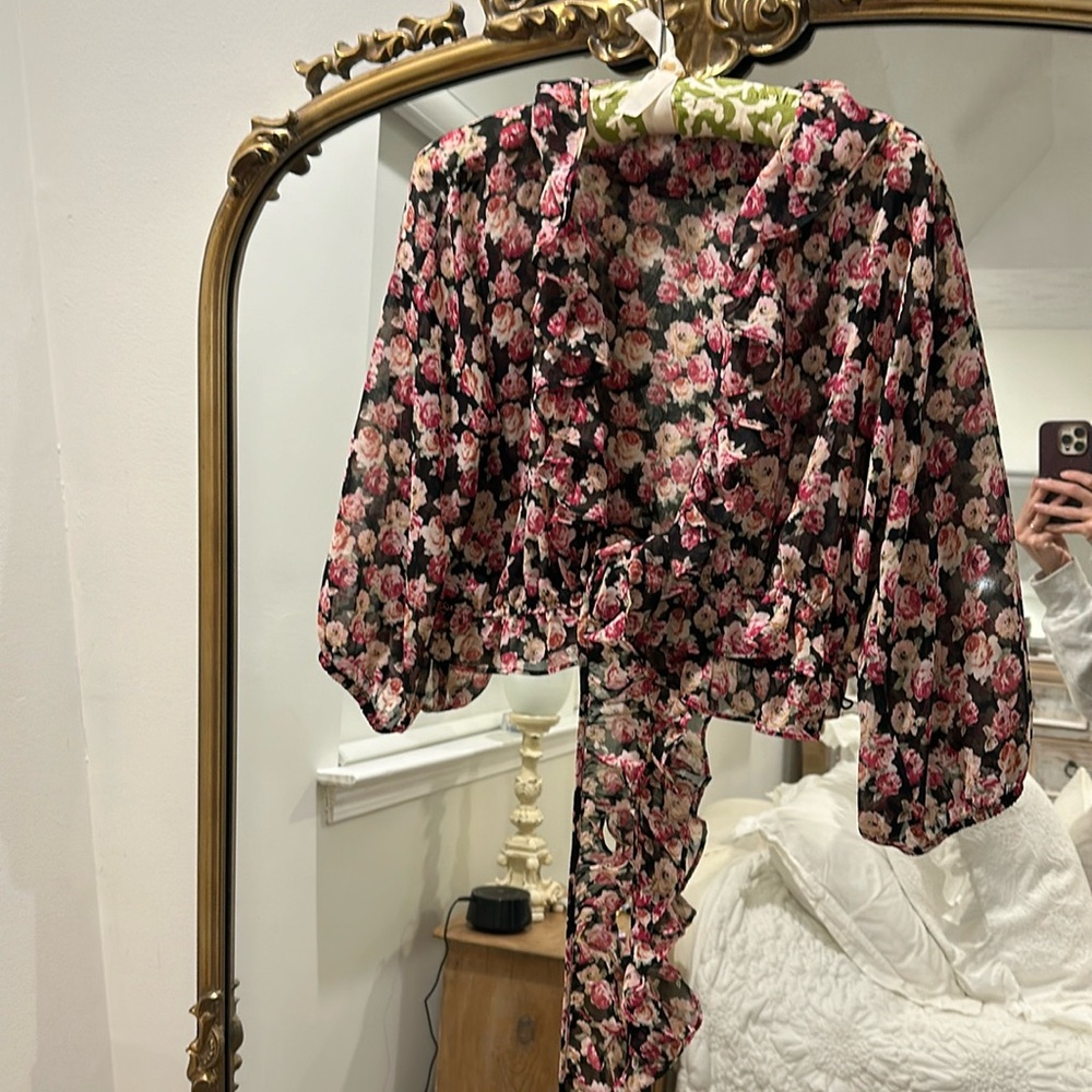 Zara floral top